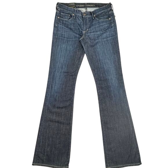 Citizens of Humanity Kelly Jeans Women 30 (32x35) Bootcut NEW Pacific Ocean Blue - Picture 1 of 16